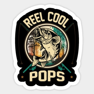 Reel Cool Pops Fishing Gift Sticker